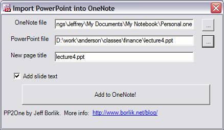 onenote add ins for powerpoint